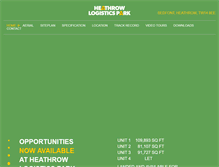 Tablet Screenshot of heathrowlogisticspark.com